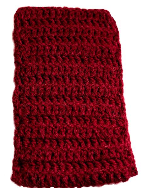 Mobile phone socks Mobile phone sock crocheted hand crocheted red